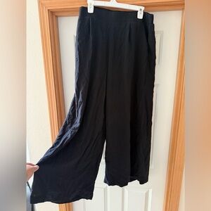 Torrid Black Wide Leg Pull On Pants
